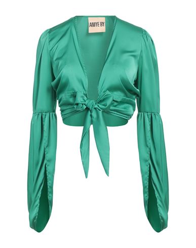 Aniye By Woman Shrug Green Size 6 Polyester, Elastane In Green