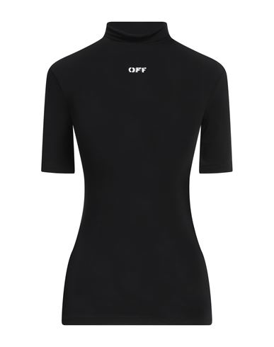 Off-white Off Stamp Second Skin Turtleneck In Black