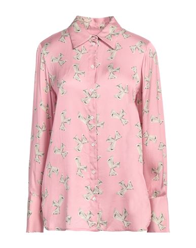 Ottod'ame Woman Shirt Pink Size 6 Viscose In Pink