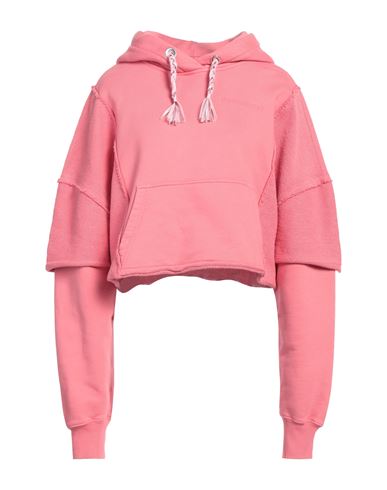 Khrisjoy Woman Sweatshirt Pink Size 1 Cotton, Rubber