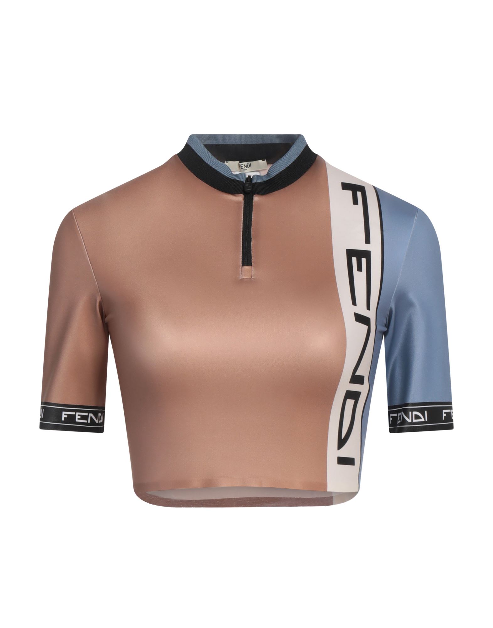 FENDI フェンディ ニット・セーター 38(S位) 紫x茶(ボーダー