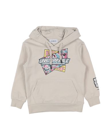 Bikkembergs Toddler Boy Sweatshirt Cream Size 5 Cotton In White