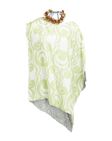 DRIES VAN NOTEN DRIES VAN NOTEN WOMAN TOP LIME GREEN SIZE 8 SILK, VISCOSE 