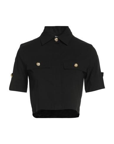 Siste's Woman Shirt Black Size Xs Viscose, Nylon, Elastane In Black