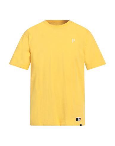 47 Brand Man T-shirt Yellow Size S Cotton In Yellow