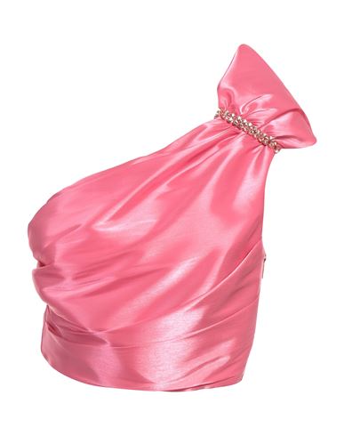 Hanita Woman Top Magenta Size S Polyester, Nylon, Elastane In Pink