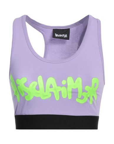 Disclaimer Woman Top Lilac Size S Cotton, Elastane In Multi