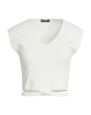 Freddy Woman Top Off White Size S Cotton, Elastane