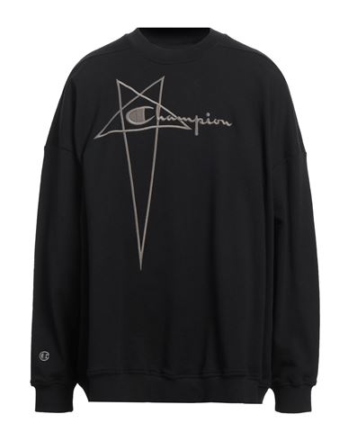 Rick Owens X Champion Jumbo Sweatshirt In Black