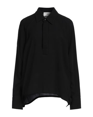 Ami Alexandre Mattiussi Woman Top Black Size M Virgin Wool, Viscose In Black