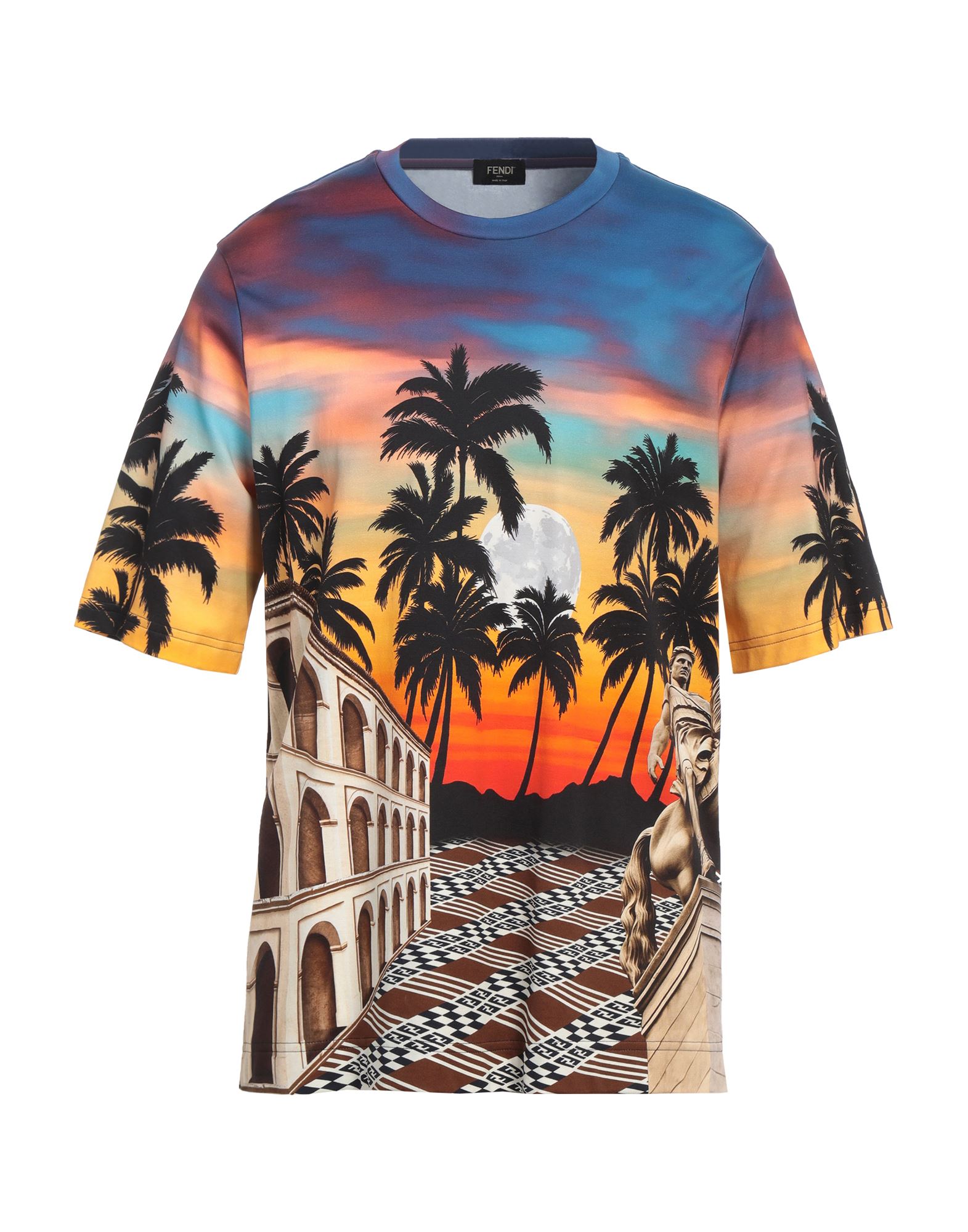 FENDI - FENDI フェンディ Tシャツ・カットソー L 黒 【古着