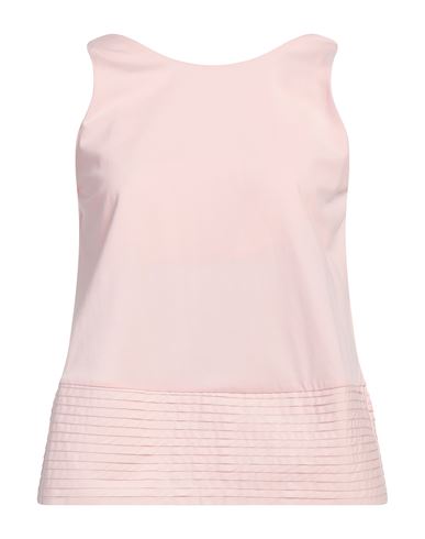 Alpha Studio Woman Top Light Pink Size 10 Cotton, Elastane In Pink