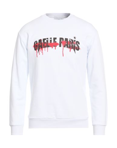 Gaelle Paris Gaëlle Paris Man Sweatshirt White Size S Cotton In White