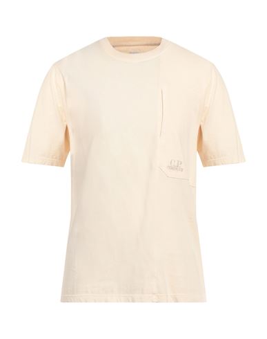 C.p. Company C. P. Company Man T-shirt Beige Size 3xl Cotton