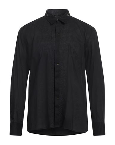 Richmond Man Shirt Black Size Xxl Cotton In Black