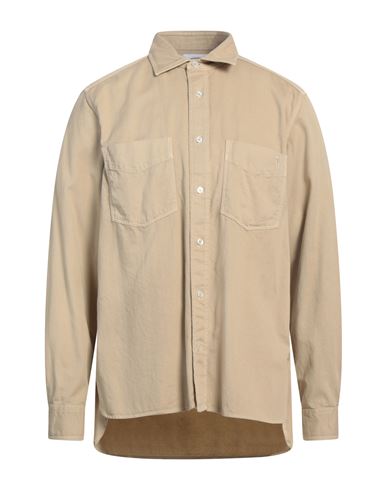 Tod's Man Shirt Beige Size 15 ¾ Cotton In Beige