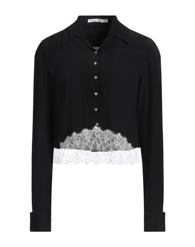 Olivier Theyskens Woman Shirt Black Size 4 Silk In Black
