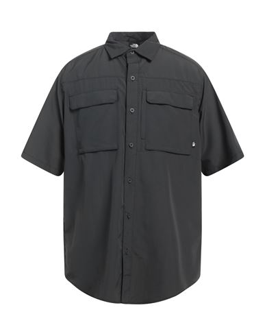 Shop The North Face Man Shirt Lead Size L Nylon In Grey