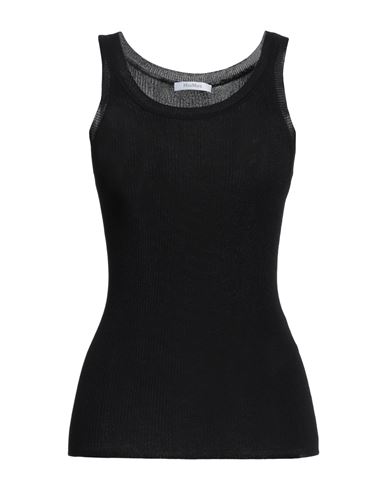 Shop Max Mara Woman Top Black Size M Viscose, Polyester