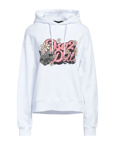 Dsquared2 Hilde Doll Cool Fit White Hoodie In White