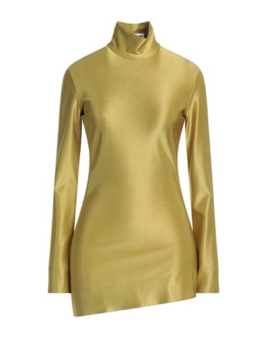 Jil Sander Woman Top Mustard Size 4 Viscose, Elastane In Yellow