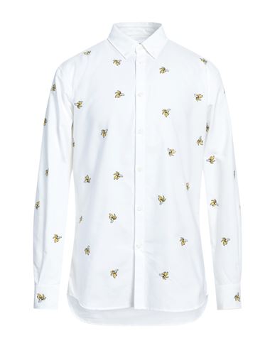 Dsquared2 Man Shirt White Size 44 Cotton In White