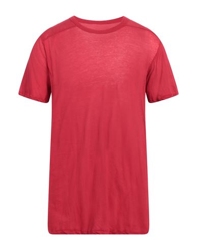 Rick Owens Man T-shirt Red Size L Cotton In Red