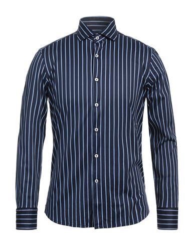 Sonrisa Man Shirt Midnight Blue Size 17 Cotton