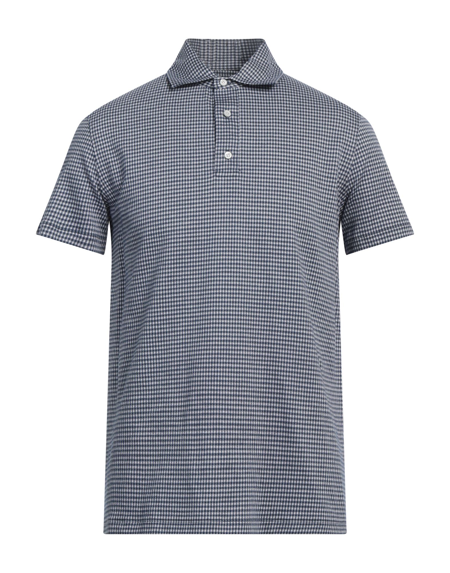 ISAIA ホワイト ポロシャツ ISAIA ホワイト ポロシャツ（チェック柄 メンズポロシャツ