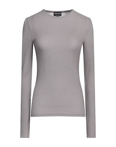 Giorgio Armani Woman Turtleneck Grey Size 8 Wool, Polyester In Grey