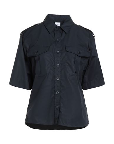 Shop Aspesi Woman Shirt Navy Size 4 Cotton