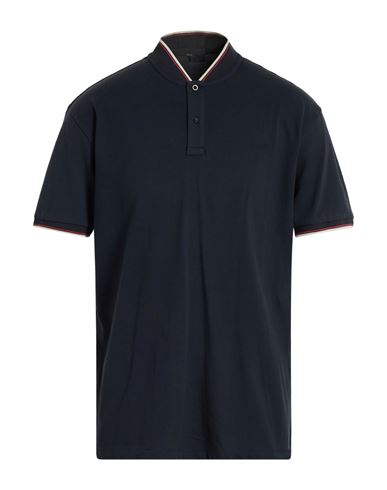 Liu •jo Man Man T-shirt Midnight Blue Size L Cotton, Elastane In Multi