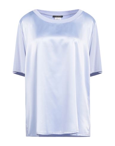 Marina Rinaldi Woman Top Light Blue Size L Polyester, Elastane, Viscose In Blue
