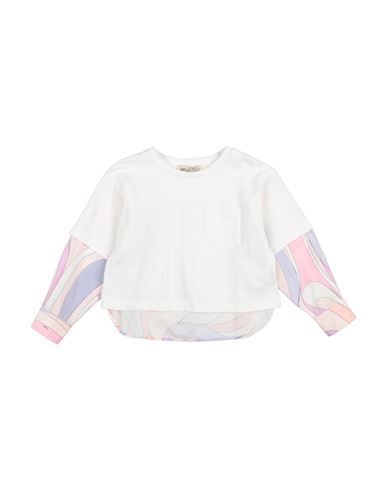 Pucci Toddler Girl Top White Size 6 Cotton In White