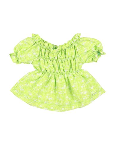 Fracomina Mini Toddler Girl Top Lime Green Size 7 Polyester In Green
