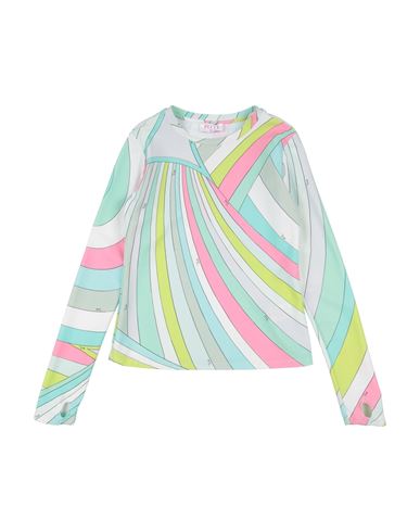 Pucci Toddler Girl T-shirt Light Green Size 6 Polyamide, Elastane In Green