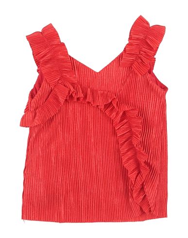 Meilisa Bai Toddler Girl Top Tomato Red Size 7 Polyester In Tomato Red