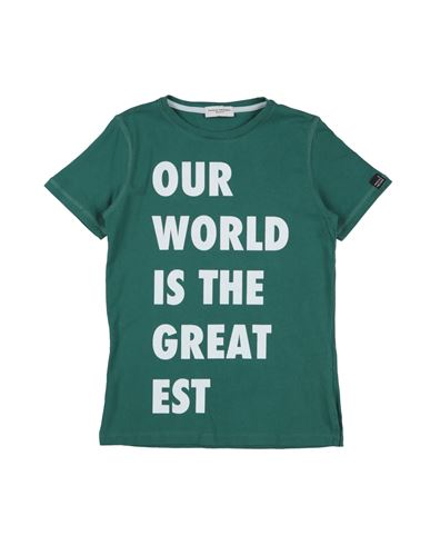 Paolo Pecora Toddler Boy T-shirt Green Size 6 Cotton In Green