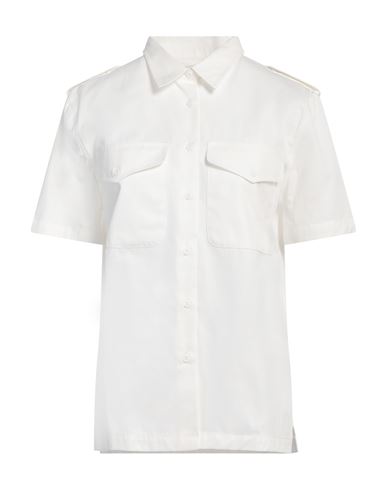 Nili Lotan Woman Shirt White Size M Cotton In White