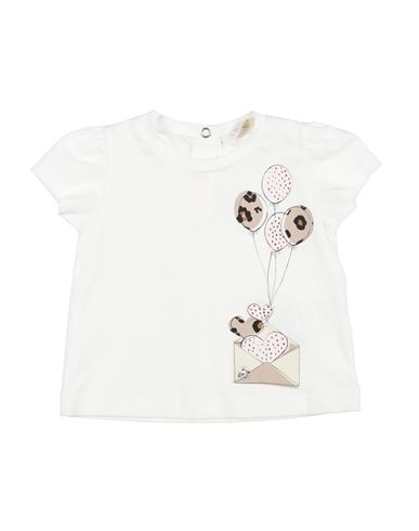 Liu •jo Newborn Girl T-shirt White Size 3 Cotton, Elastane In White
