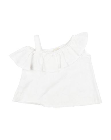 Lalalù Toddler Girl Top White Size 6 Cotton In White