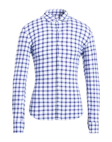 Borsa Performance Man Shirt Blue Size 15 ½ Polyamide, Elastane In Blue