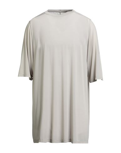 Rick Owens Man T-shirt Light Grey Size M Cupro, Elastane