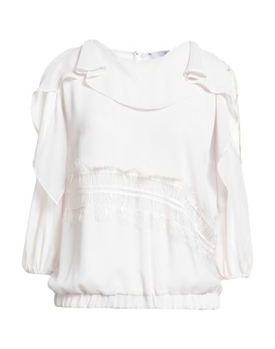 Annarita N Woman Top Light Grey Size S Polyester In Gray