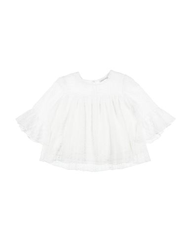 Meilisa Bai Toddler Girl Top White Size 7 Cotton, Polyester In White