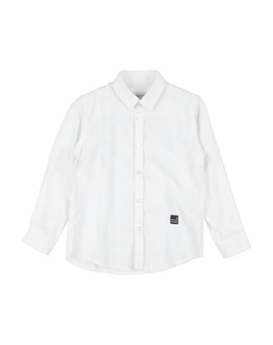 Paolo Pecora Toddler Boy Shirt White Size 4 Linen, Cotton In White