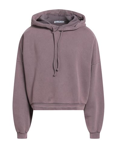 Acne Studios Man Sweatshirt Plum Size L Cotton In Purple