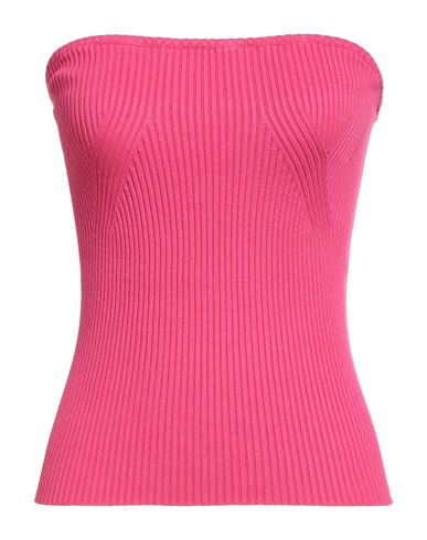 Vicolo Woman Top Fuchsia Size Onesize Viscose, Polyester In Pink