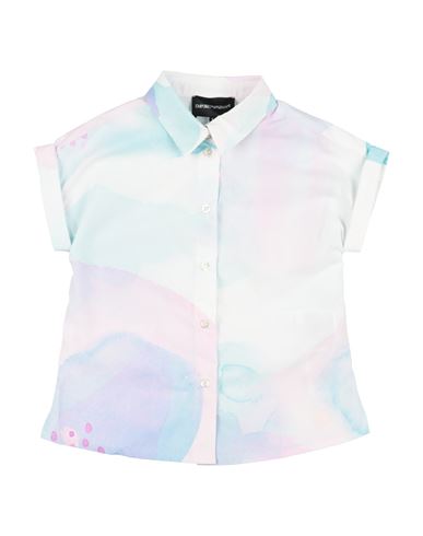 Emporio Armani Toddler Girl Shirt Pink Size 6 Cotton In Pink