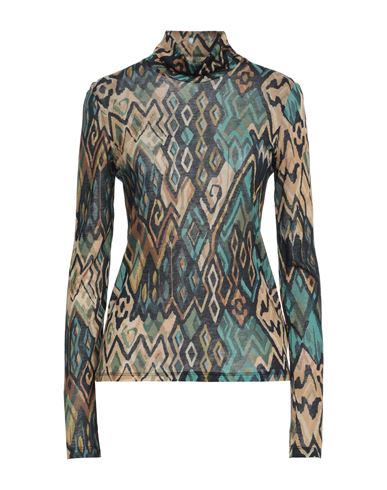 Caliban Woman T-shirt Sand Size 10 Modal, Wool In Beige